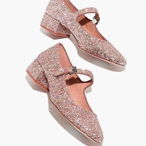 Madewell Delilah Sequin Mary Jane Size 9